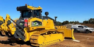 First Dozer in NSW to be set up with Trimble Earthworks 3D Mastless dozer system!