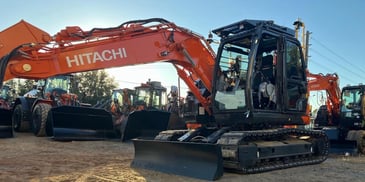 SITECH Solutions' Bolt-On Trimble Machine Control for Hitachi ZX135-7